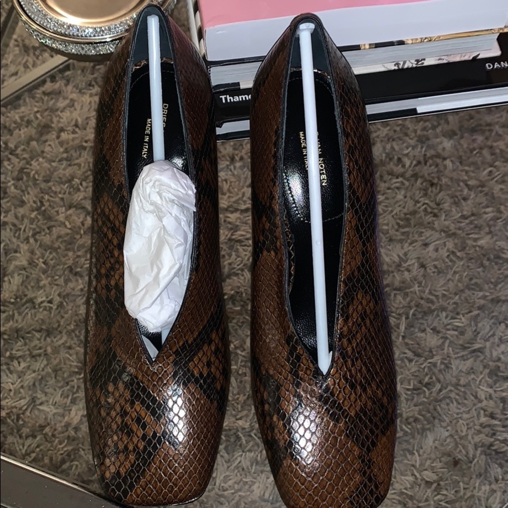 DRIES VAN NOTEN BROWN WOMANS SHOES - Picture 6 of 7